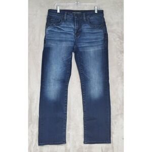 Salvage Supply Co Jeans Mens 32x32 (33x30) Blue Mayhem Boot Regular Fit Dark EUC